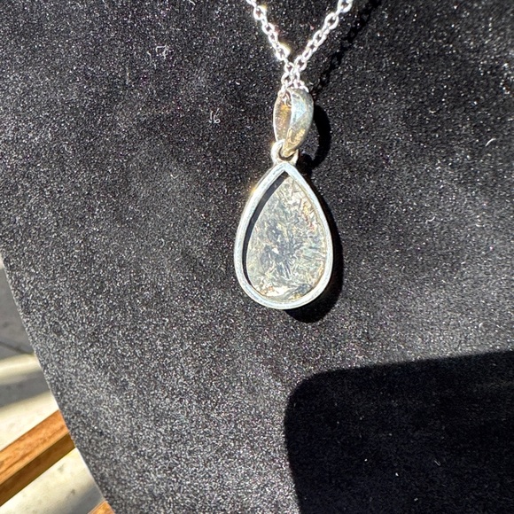 Elegant 925 silver Astrophyllite Pendant - Picture 5 of 7